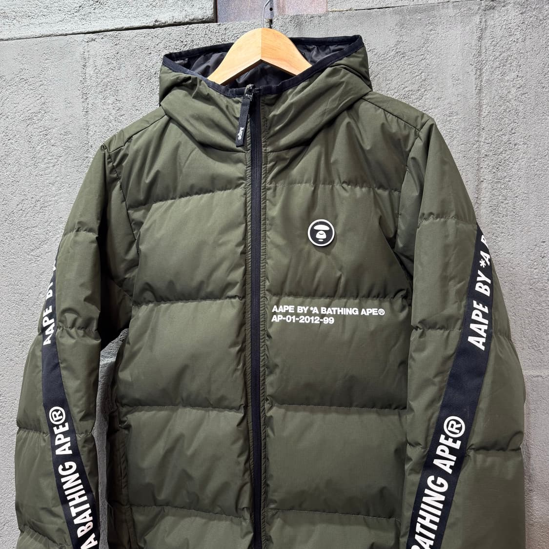 에이프 by 베이프 리버시블 다운 점퍼 (M)   상품이미지6