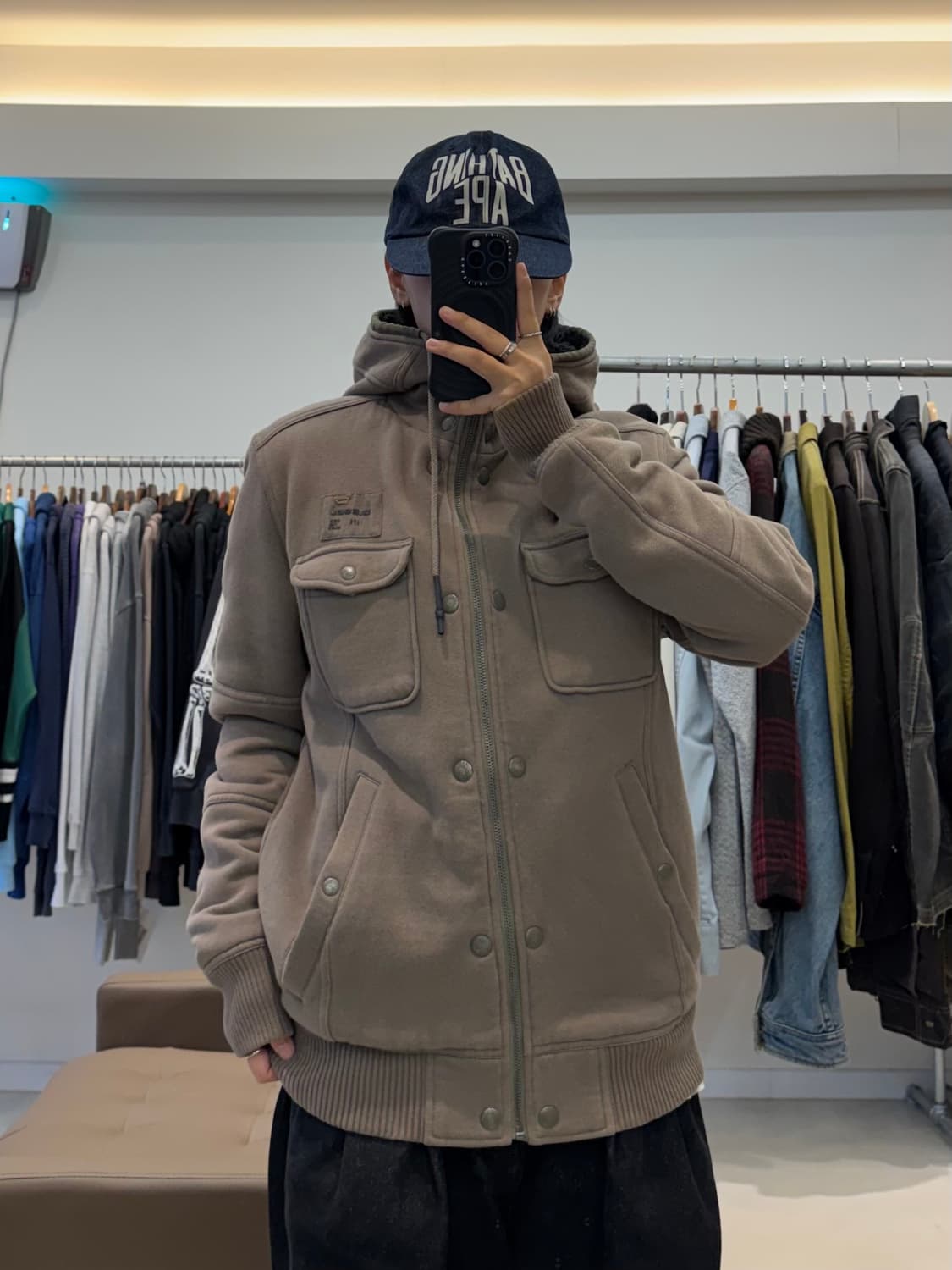 00s 디젤 양털 후드 집업 상품이미지6