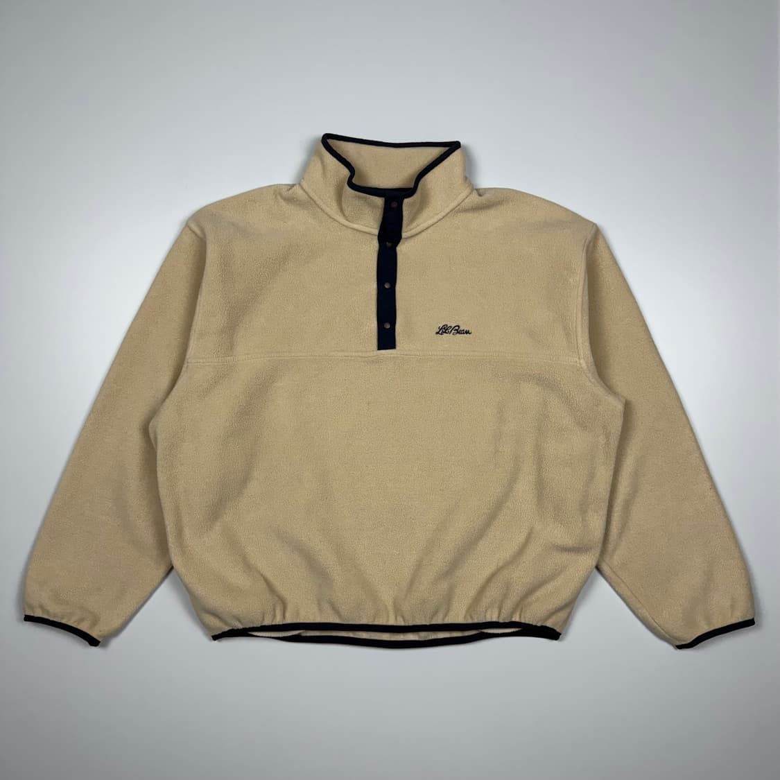 (110) 80s 엘엘빈 플리스 풀오버 아이보리 상품이미지1