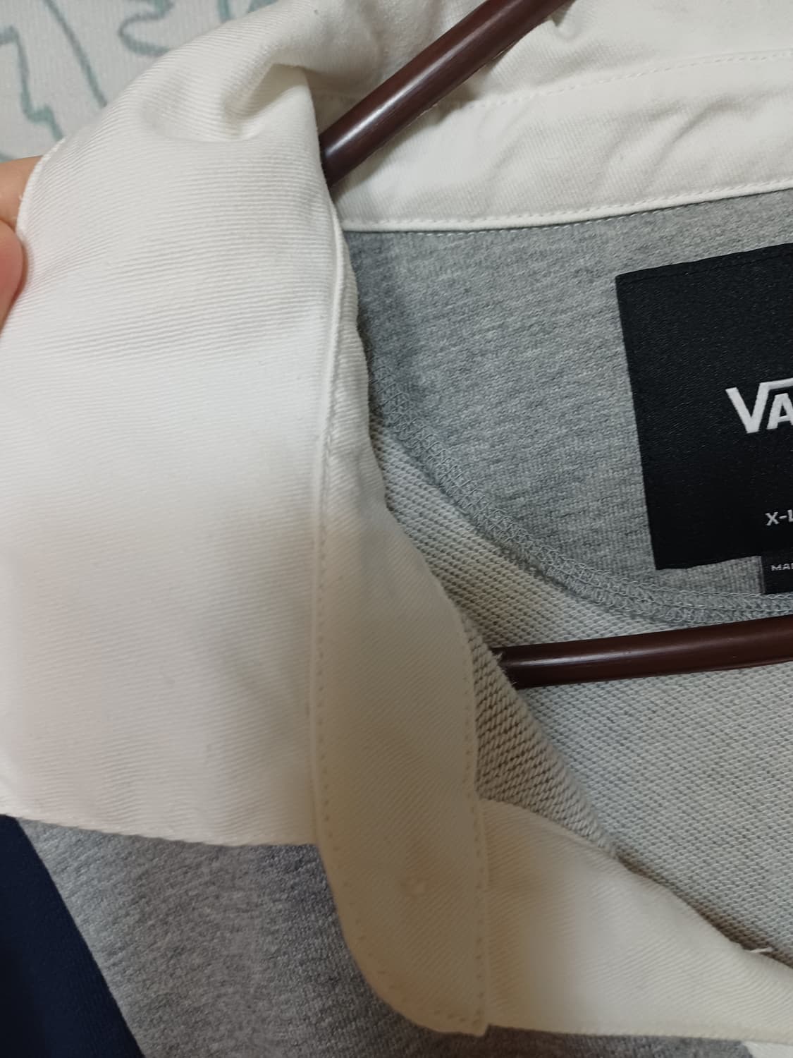 반스 / 컬러 블록 폴로 맨투맨 티셔츠 XL 상품이미지5