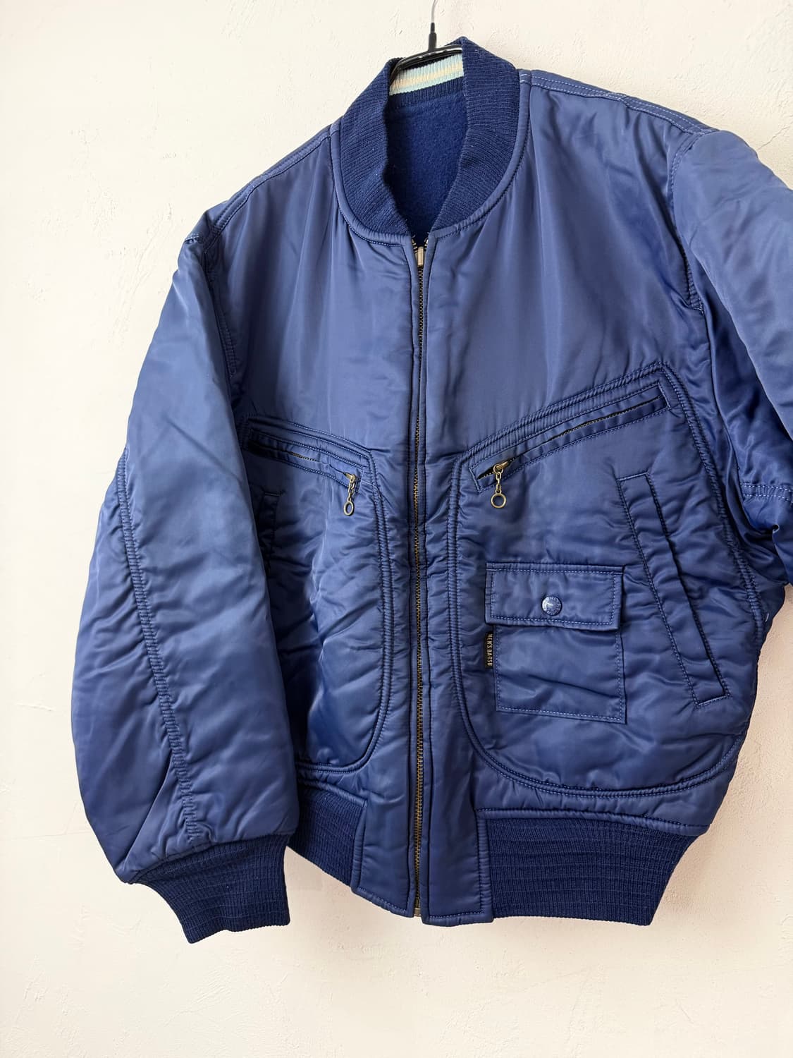 MEN's BA-TSU 1990AW 리버서블 나일론 카고 봄버 상품이미지2