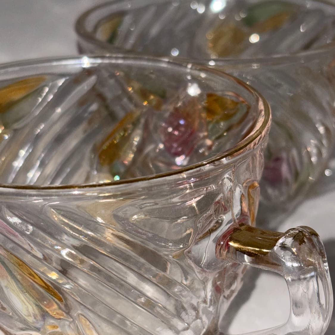 Pastel Swirl Glass Cup Set 상품이미지8