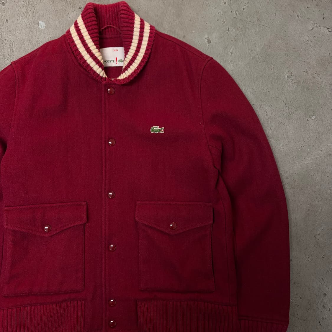 라코스테 버건디 스타디움 자켓[2287] 상품이미지3