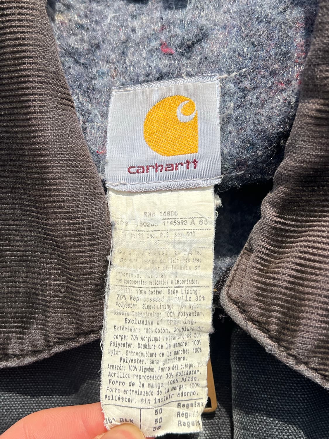 칼하트 00s 디트로이트 자켓 블랙 상품이미지2