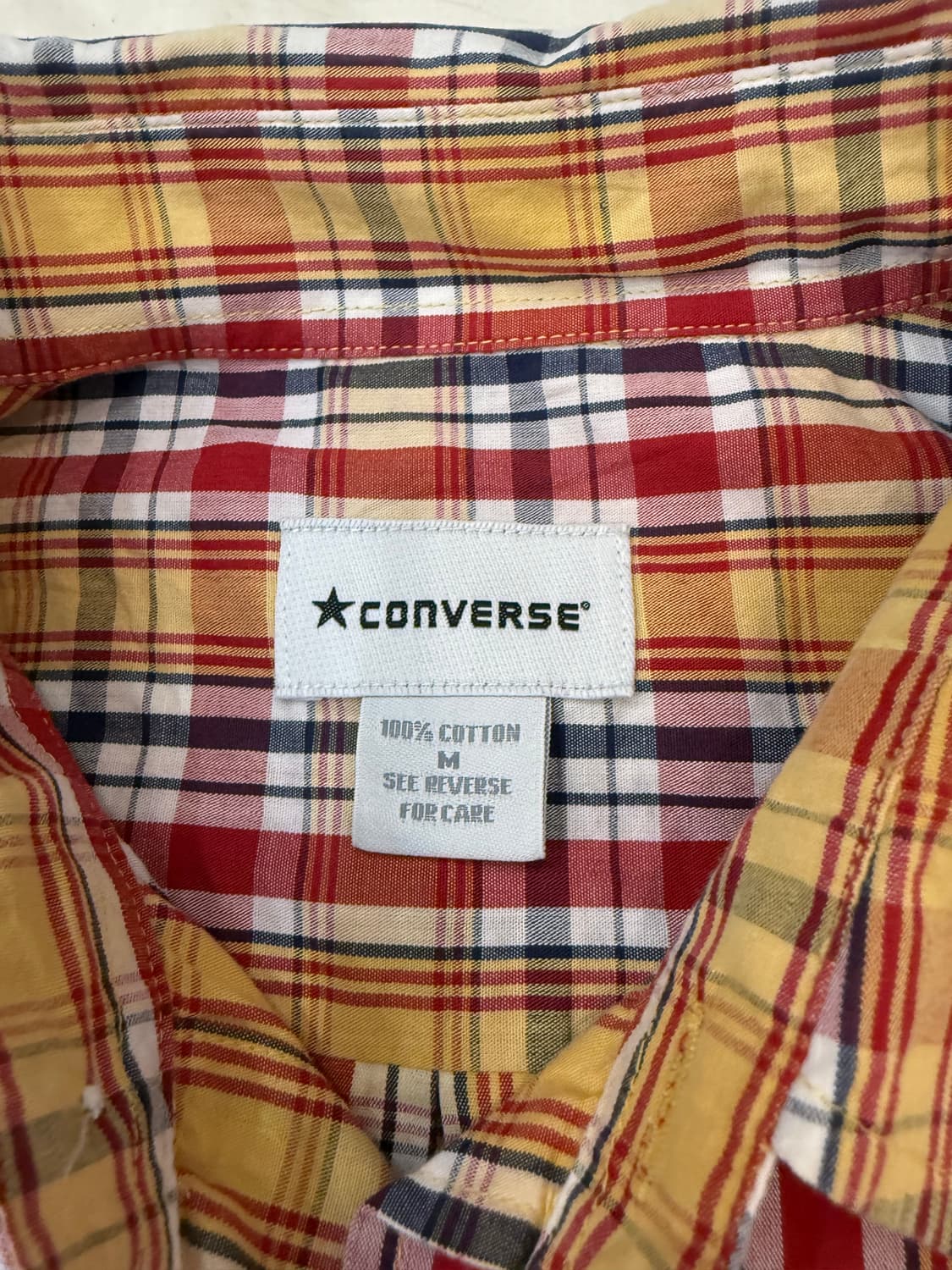CONVERSE 멀티 체크 반팔 셔츠 상품이미지2