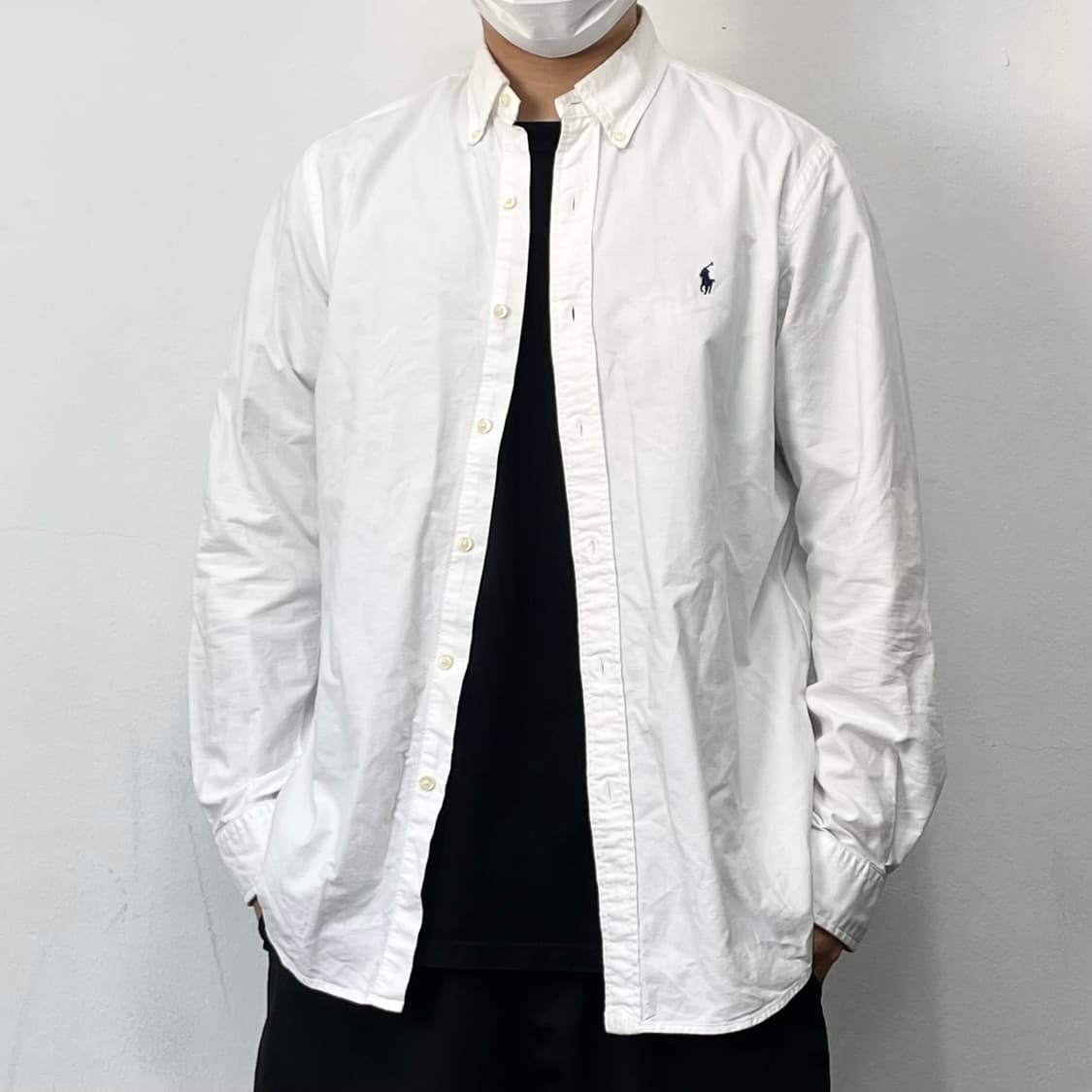 폴로랄프로렌 오버사이즈 화이트 옥스포드 셔츠 상품이미지1