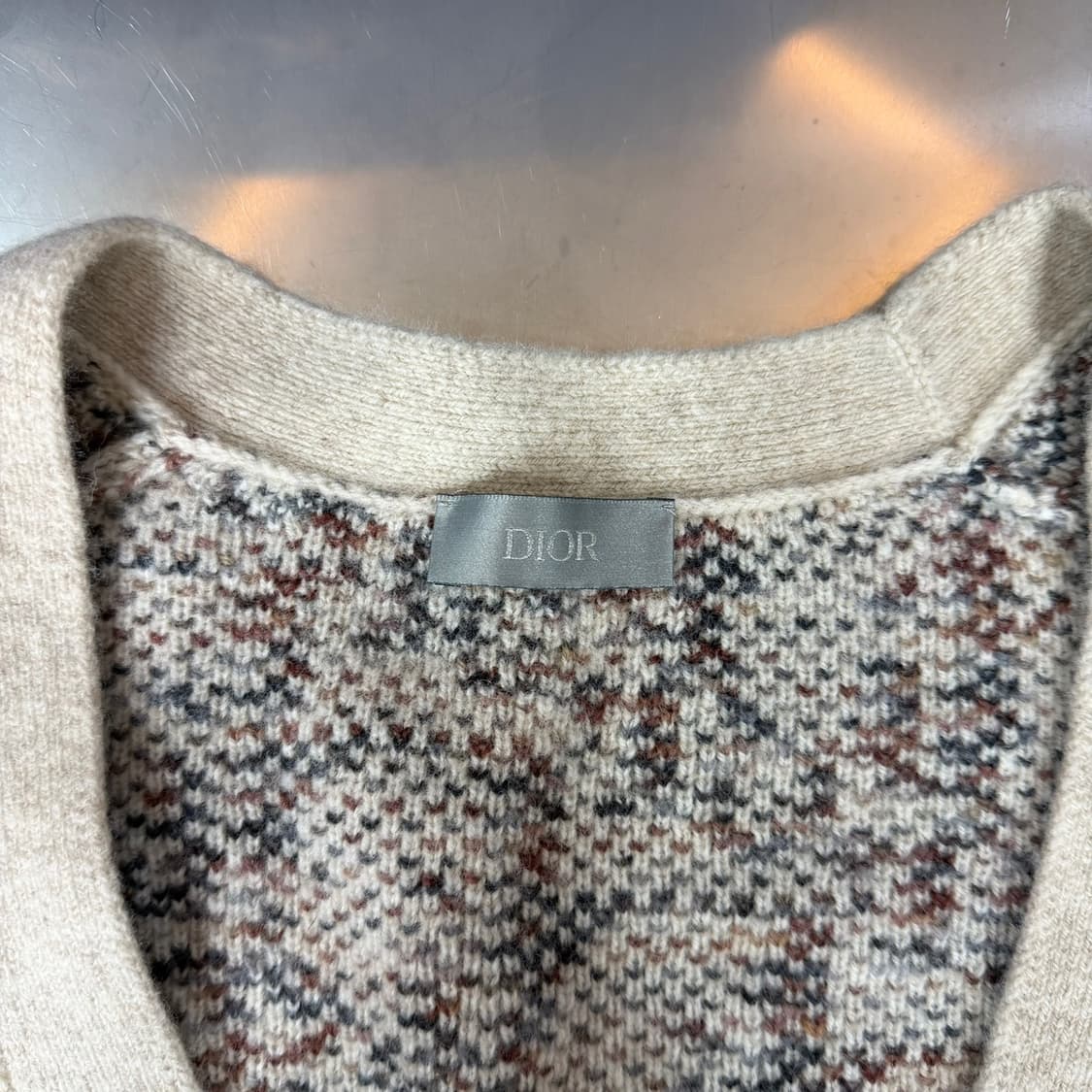 [리오브] 디올 오블리크 자카드 울 가디건 상품이미지4