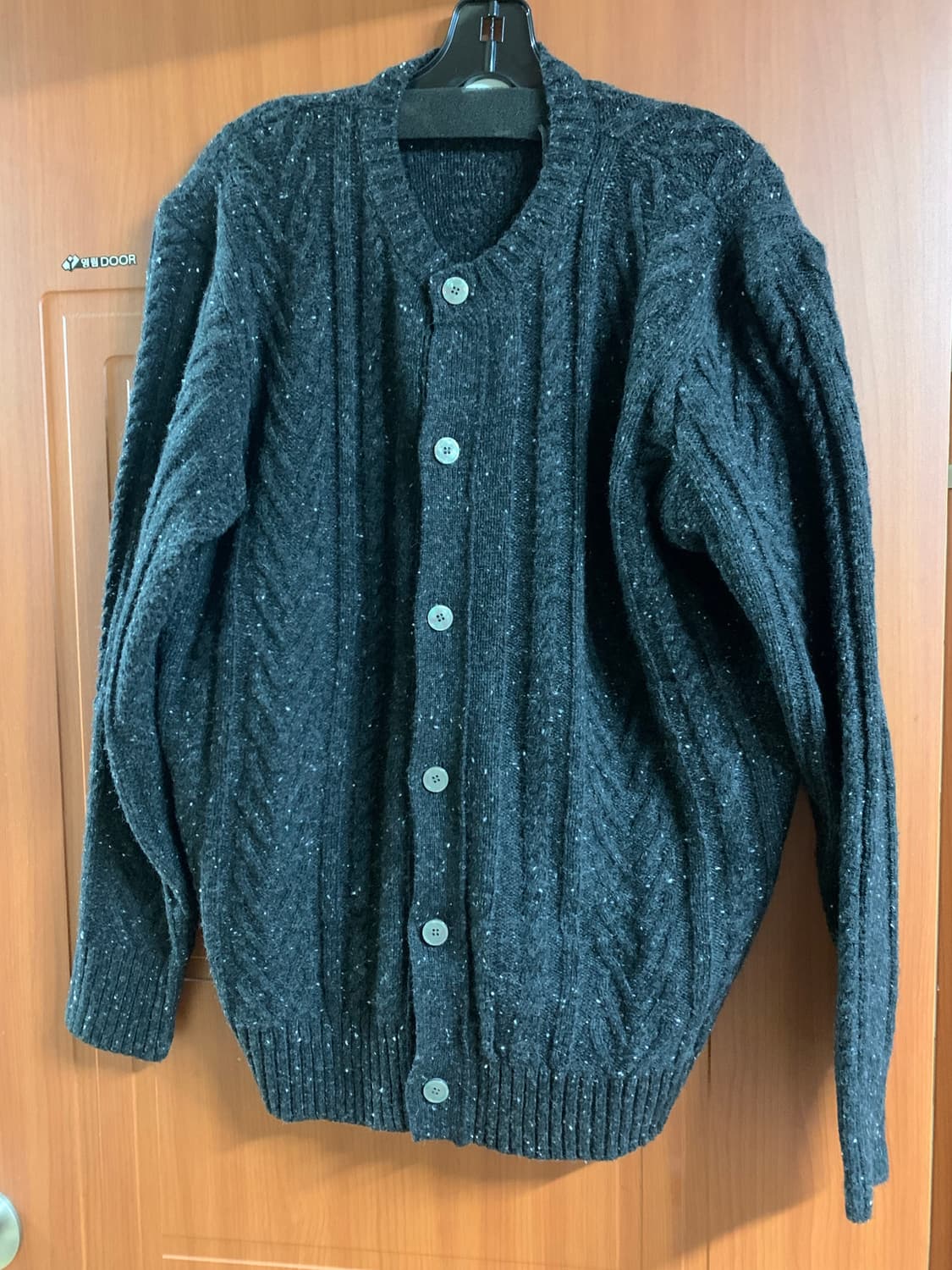 아트이프액츠 피셔맨케이블 가디건L 차콜 상품이미지1