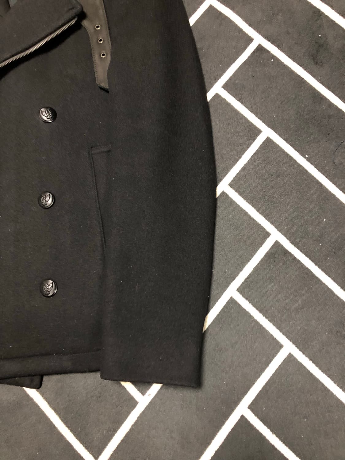 타임옴므 리얼가죽 라이더 무스탕 코트/몽클레어 스톤아일랜드 니트패딩톰포드 상품이미지3