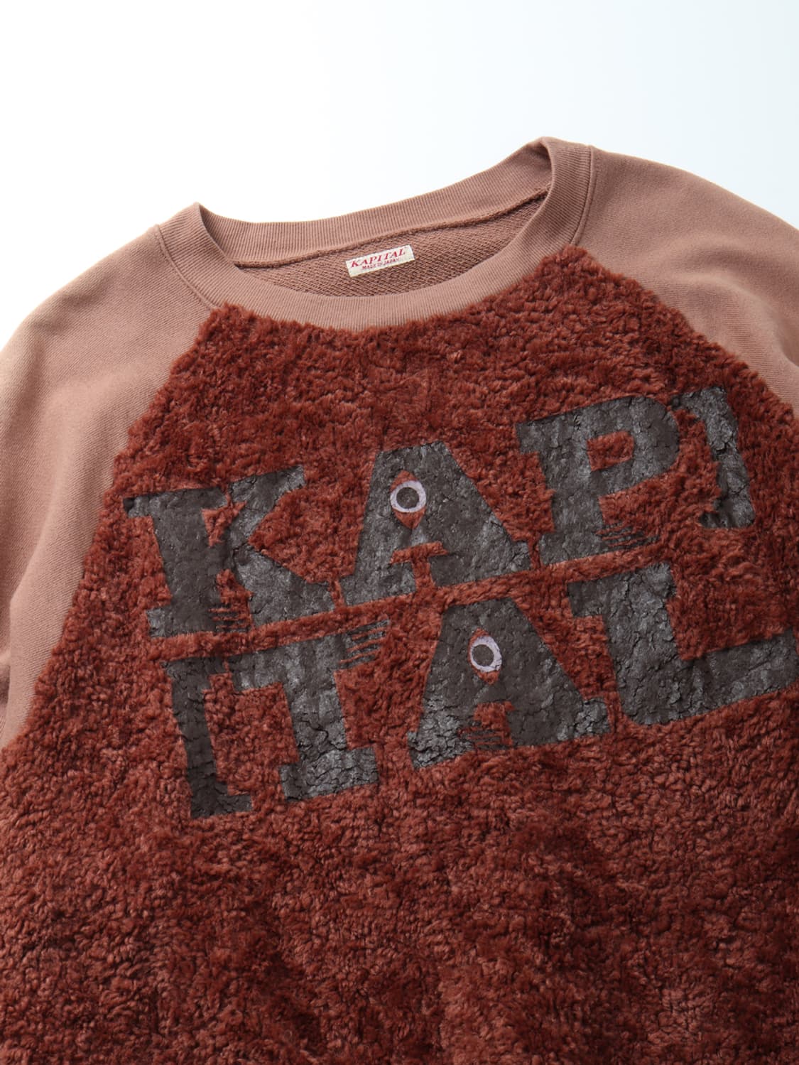 KAPITAL 30 Fleece × Fur Grizzly Sweat 상품이미지6