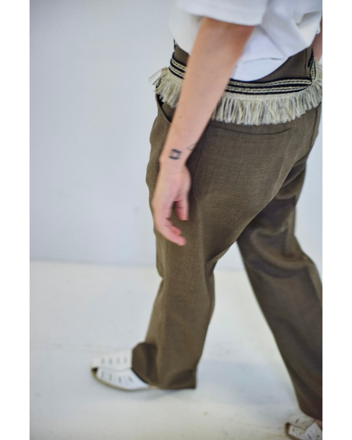 [2] RANDY 프린지 슬랙스 팬츠 상품이미지4