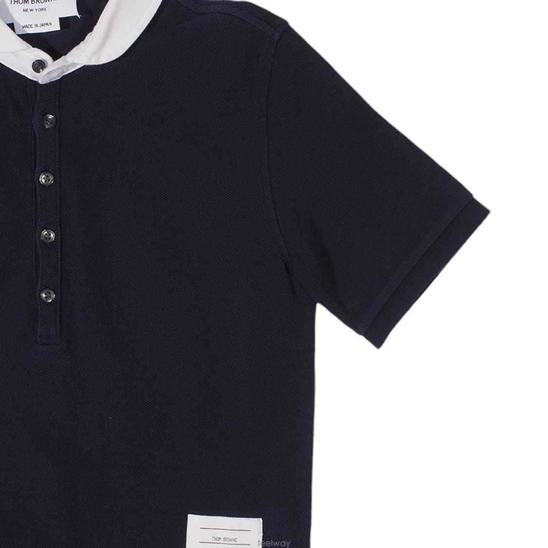 [정품]톰브라운 카라 티셔츠 남색  상품이미지4