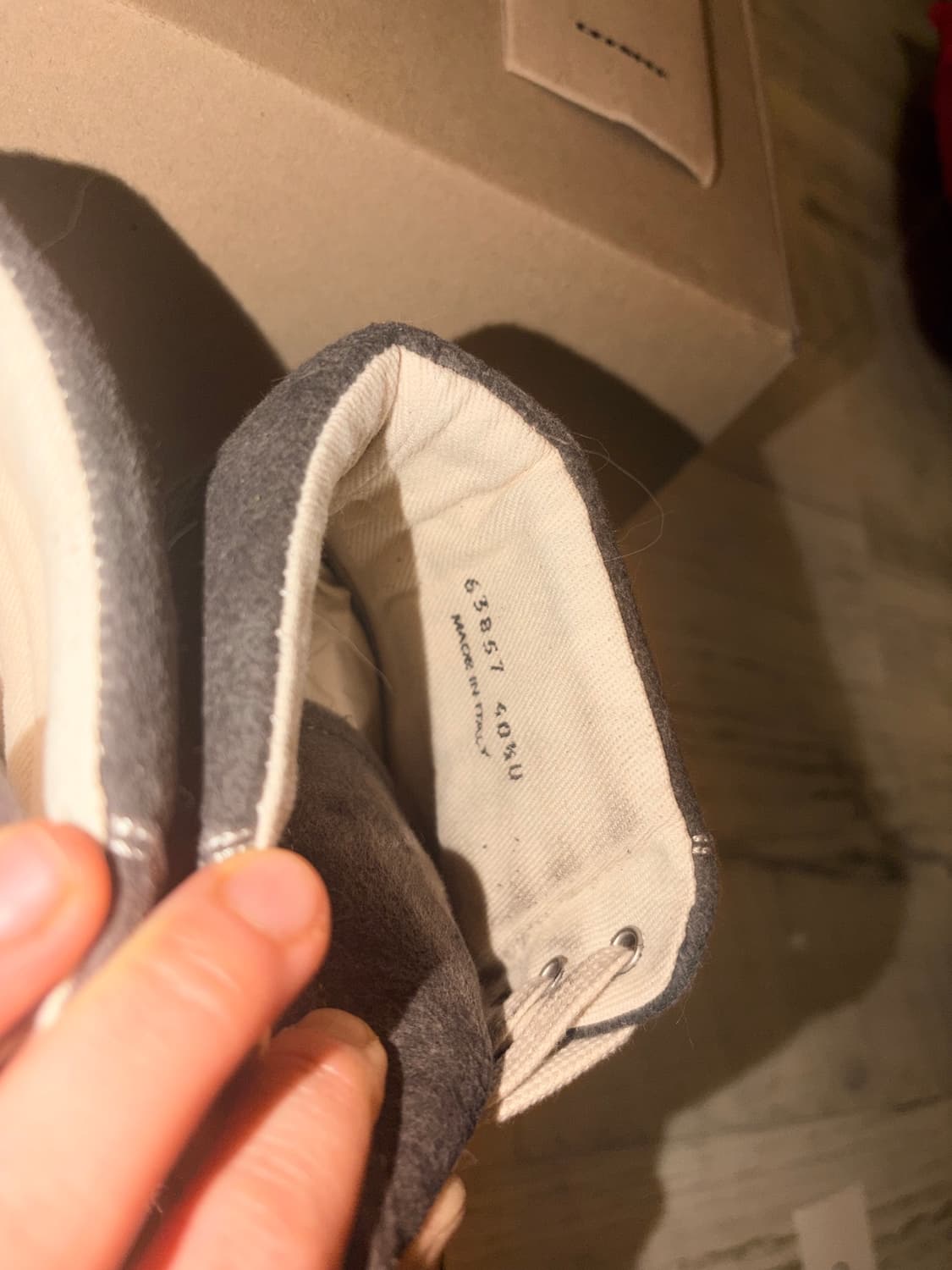 [40.5] 릭오웬스 다크쉐도우 빈티지하이 스니크 신발 상품이미지6