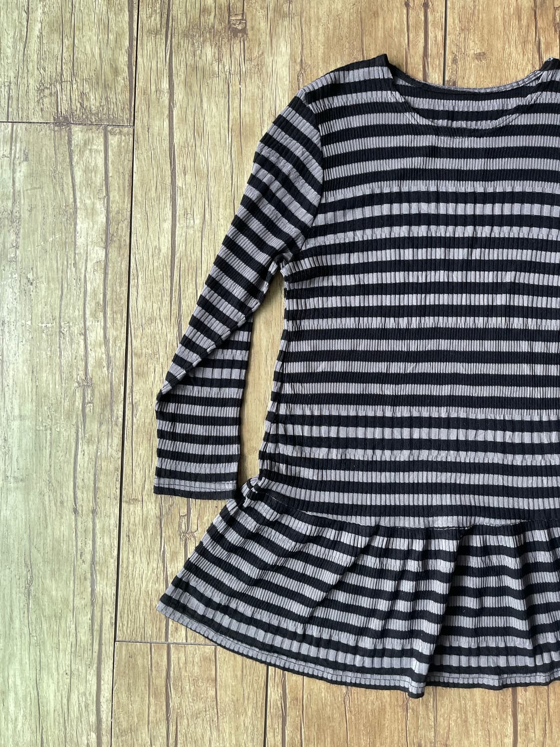 Stripe Flare Knit Top / Mini dress 상품이미지3