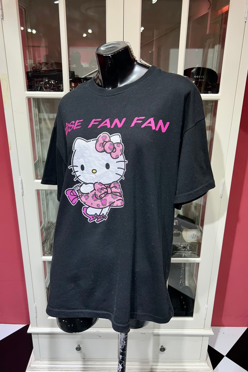 rose fan fan x hello kitty 로즈 판판 헬로키티 반팔 상품이미지1
