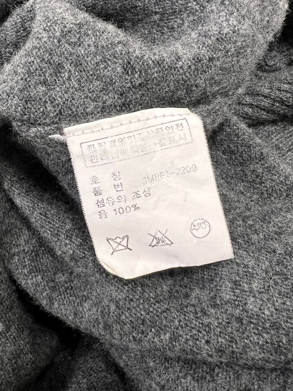 폴로 랄프로렌 크루넥 울 니트 스웨터(그레이) 상품이미지4