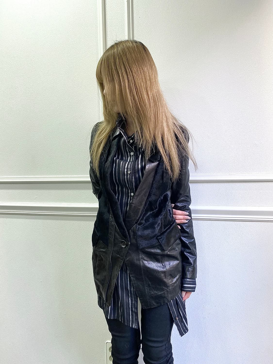 Vkei Mood Calf Hair Trimming Blazer 상품이미지7