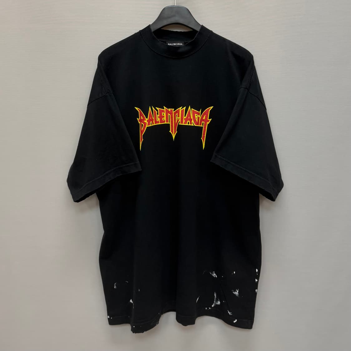 발렌시아가 그래픽 로고 빈티지 반팔티 (110) 상품이미지1