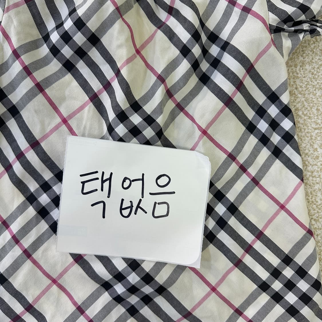 2 고급 키즈 노바체크 원피스 0324D 상품이미지3