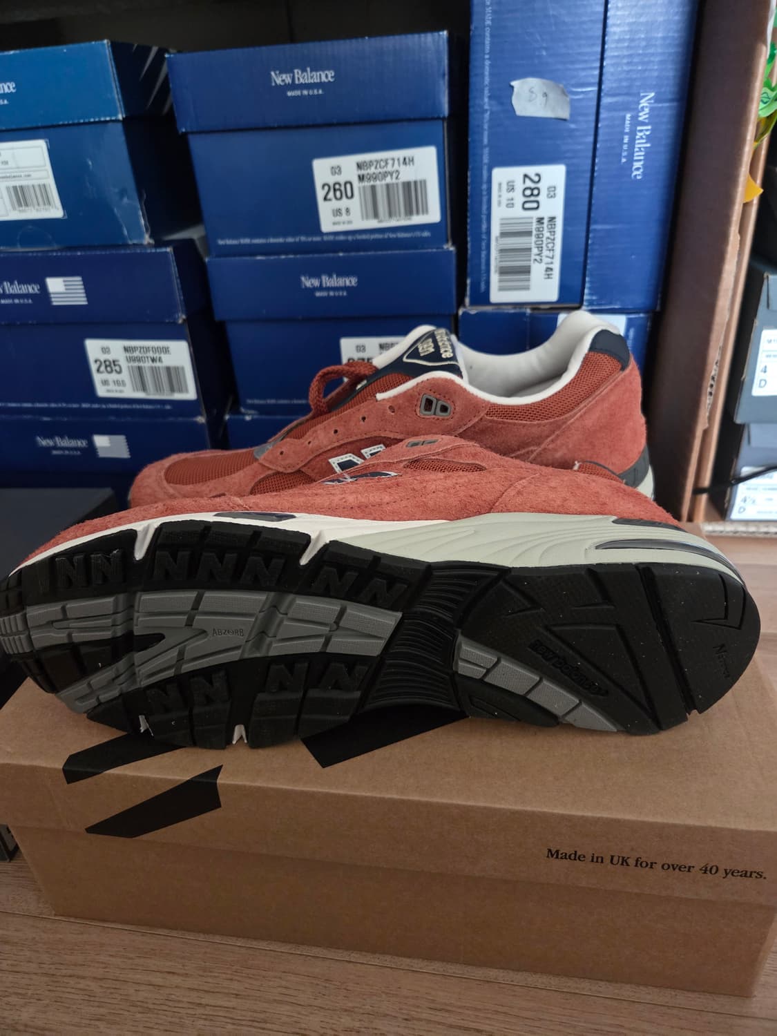 뉴발란스 UK 991 285 사이즈 새상품 상품이미지2