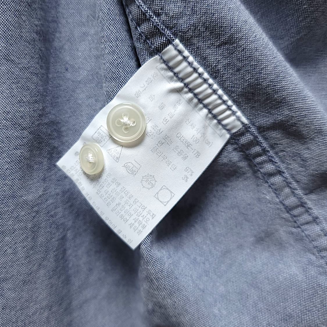 [M] 라코스테 그레이 코튼 스판 버튼다운 반팔셔츠 상품이미지9