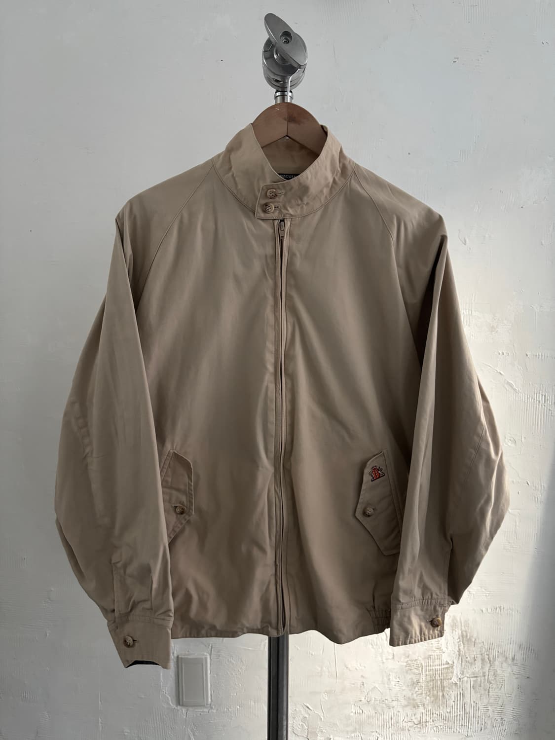 Baracuta 바라쿠타 90’s 베이지 로고 G-9 헤링턴 자켓 상품이미지7