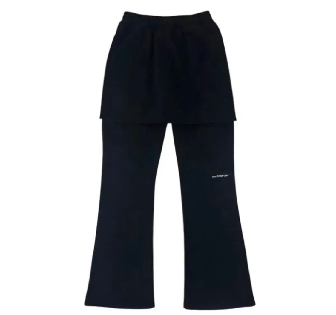 지초이 컴포트 24-006 플리스 레이어드 팬츠 40cm  상품이미지1