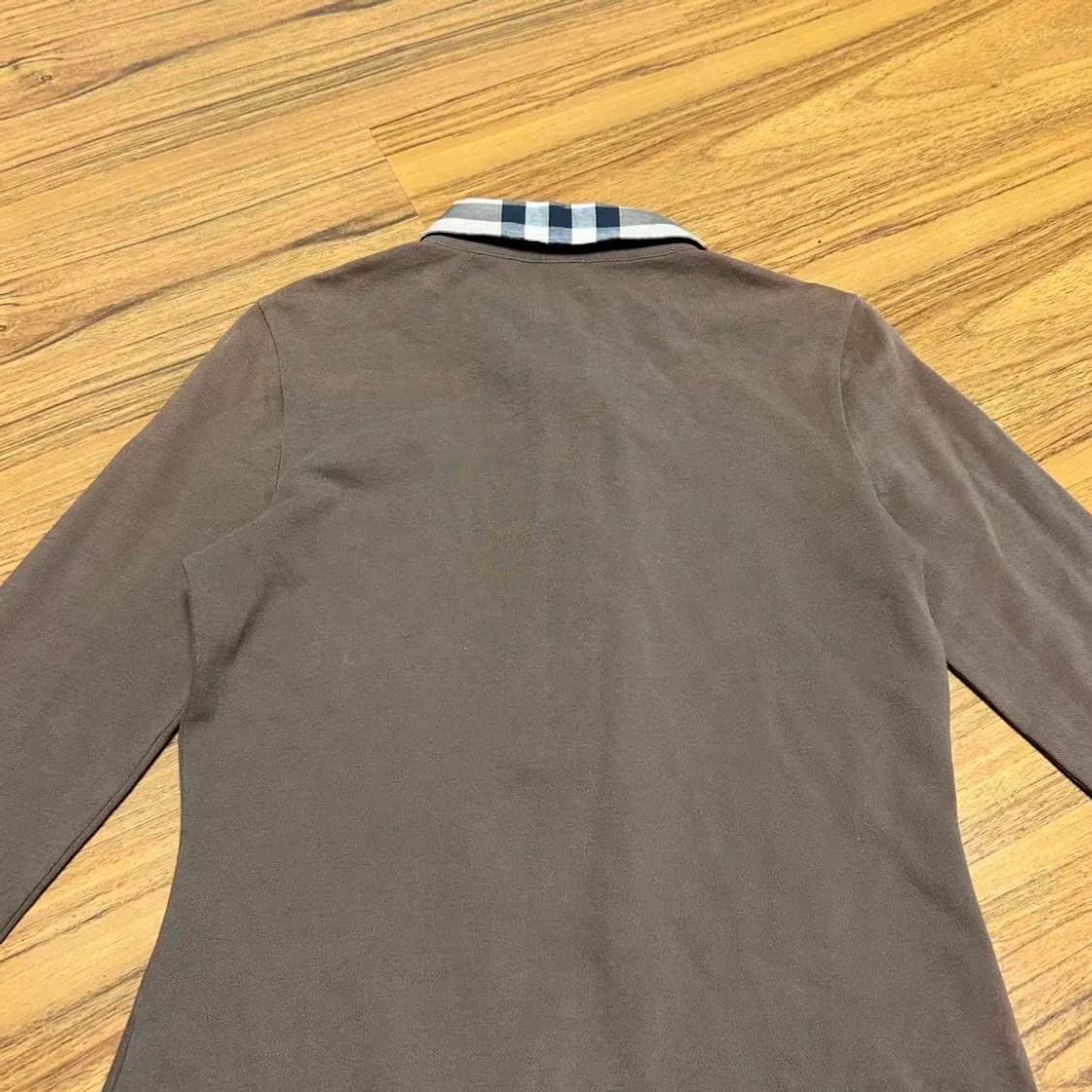 (한글택)버버리 우먼스 노바체크 롱슬리브(S) 상품이미지9