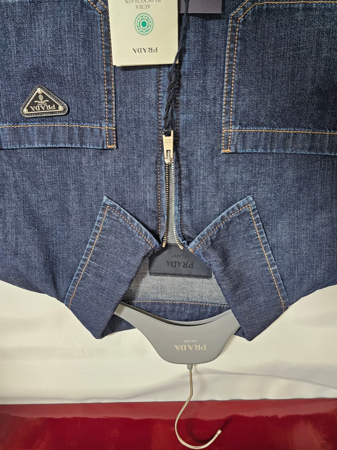 (새상품)프라다신형데님자켓팝니다 상품이미지2