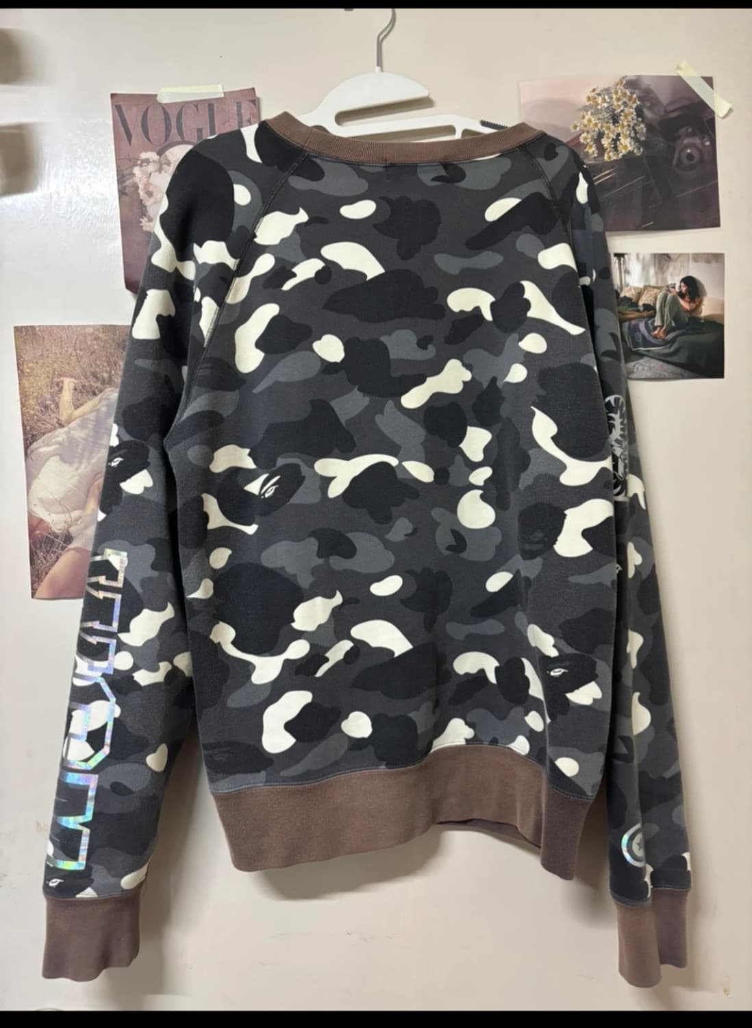 100%정품 베이프 샤크 롱슬리브 블랙 상품이미지6