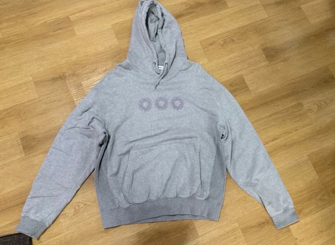 999휴머니티 EVD 후드티 멜란지 그레이 상품이미지1