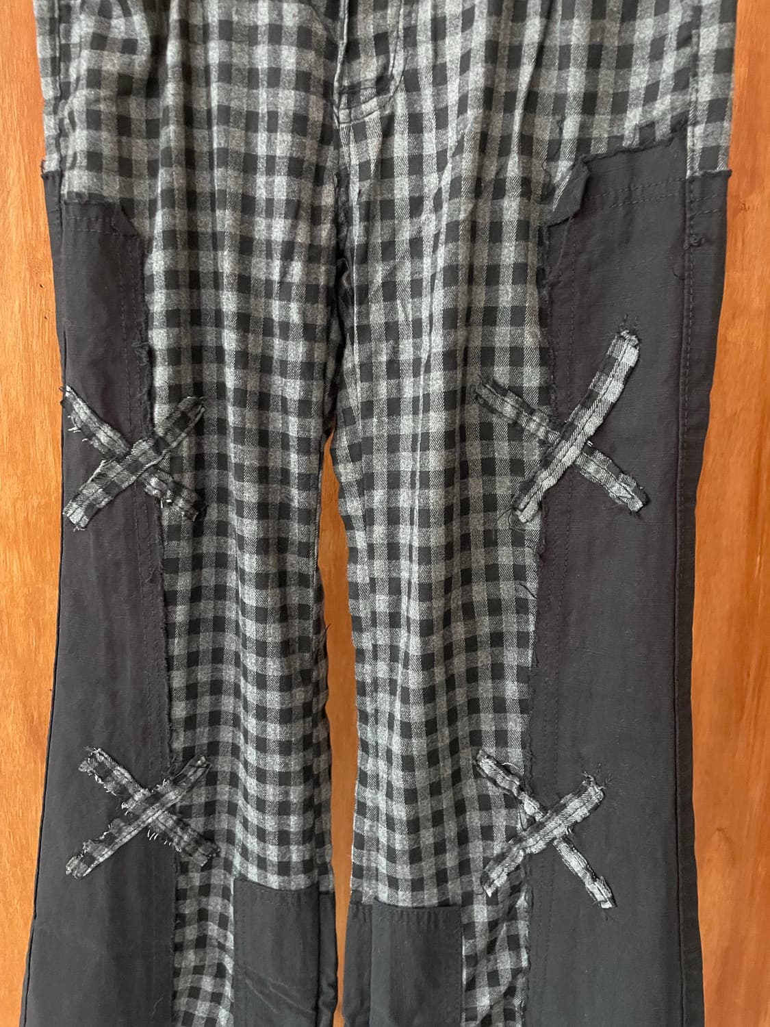 Check grunge boots-cut pants 상품이미지5