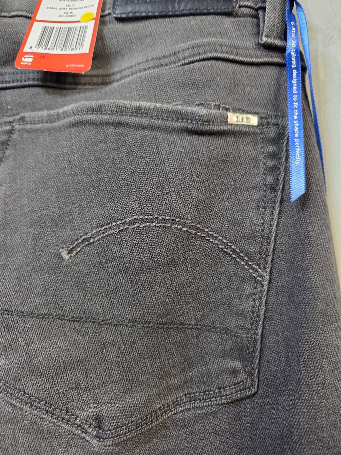 G-STAR RAW 블랙 데님 청바지(26) 상품이미지5