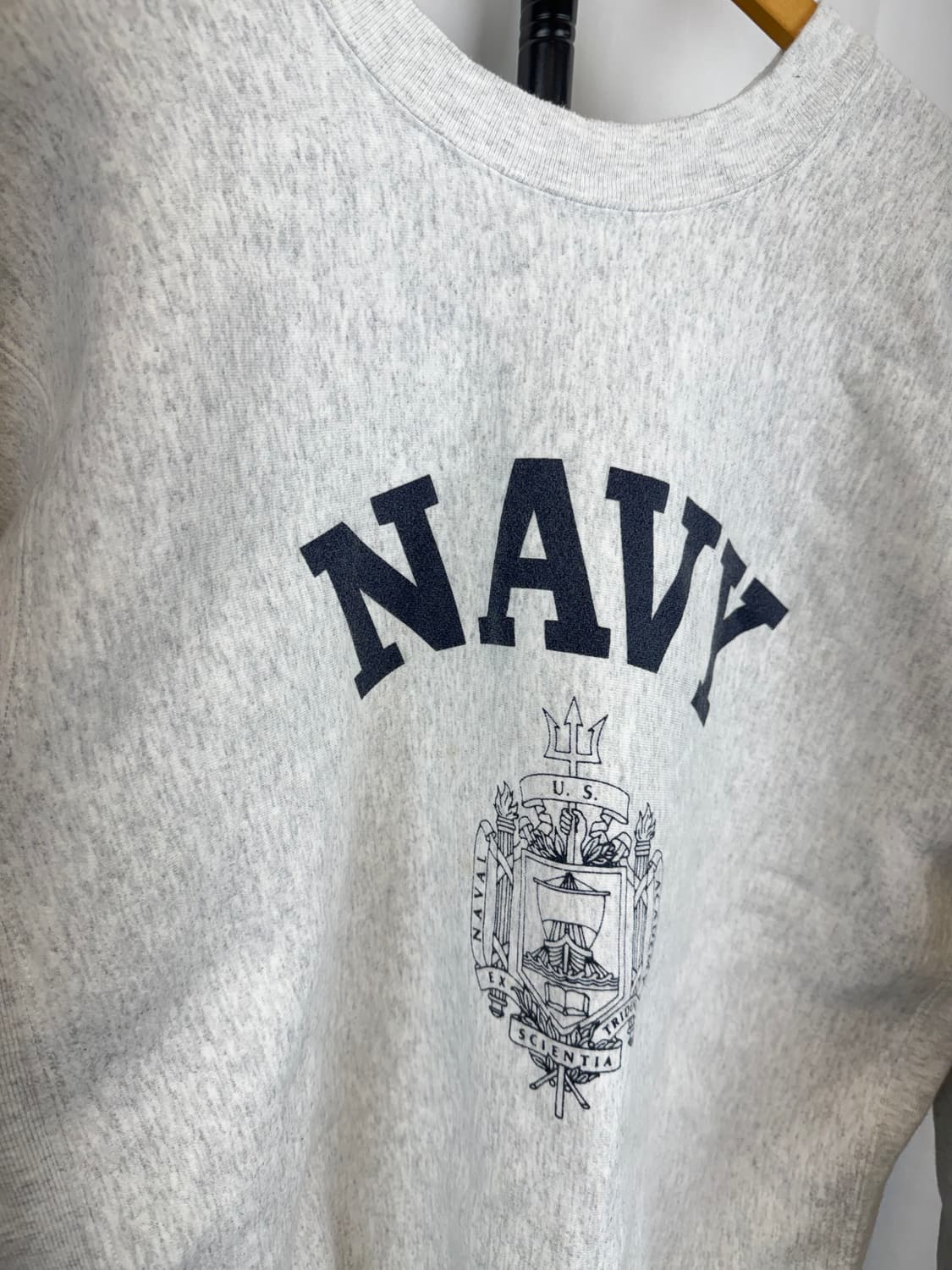 [Naval academy]미해군사관학교 리버스위브 스웻셔츠 XL 상품이미지2