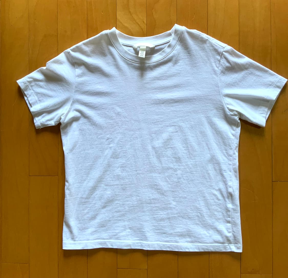 H&M 여성 기본 무지 반팔티                        상품이미지2