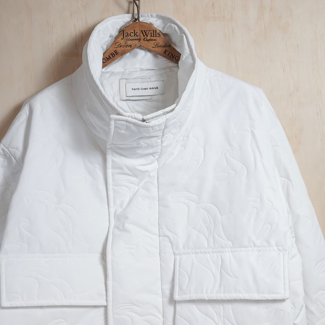 펑첸왕 엠보싱 패턴 자켓 상품이미지3