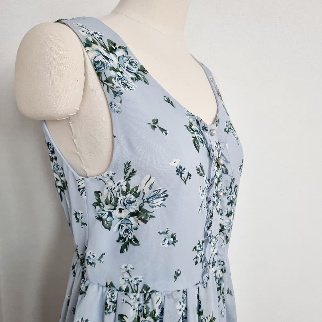 엑시즈팜 원피스 (55-66) 라벤더스카이블루 (새상품) 상품이미지3