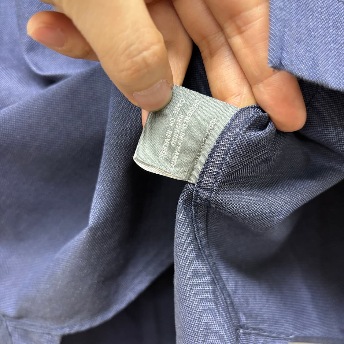 파소나블 클래식 셔츠 네이비  상품이미지4