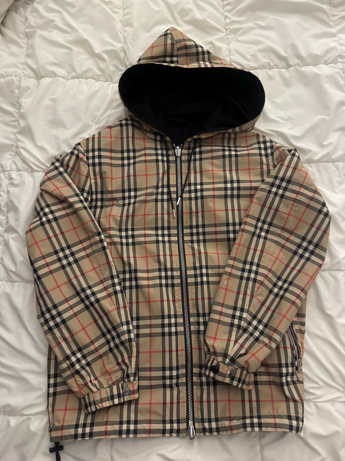 버버리 리버시블 채크재킷 상품이미지2