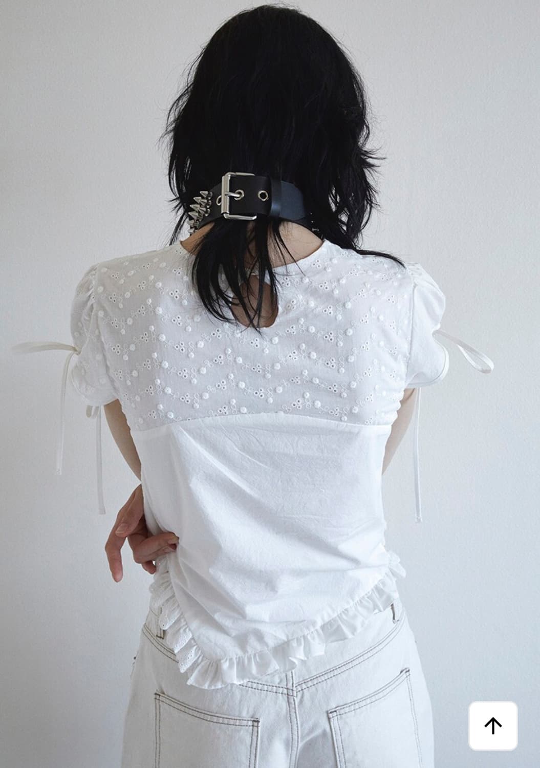 데어드 PIECE PUFF SLEEVE BLOUSE 상품이미지2