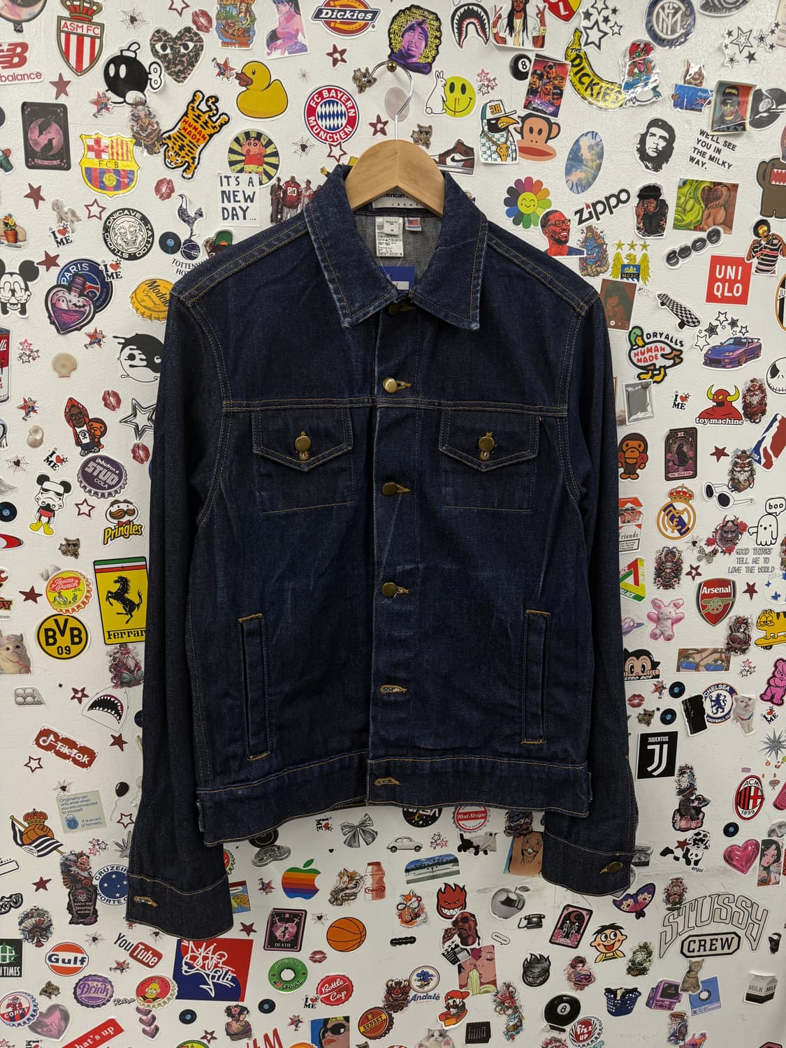 American Apparel 아메리칸 어패럴 USA 트러커 청자켓 M 상품이미지2