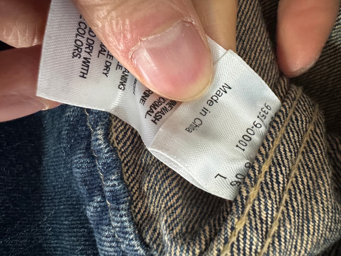 여성 리바이스 멀티포켓 빈티지 워싱 데님자켓 S ~ M 상품이미지5