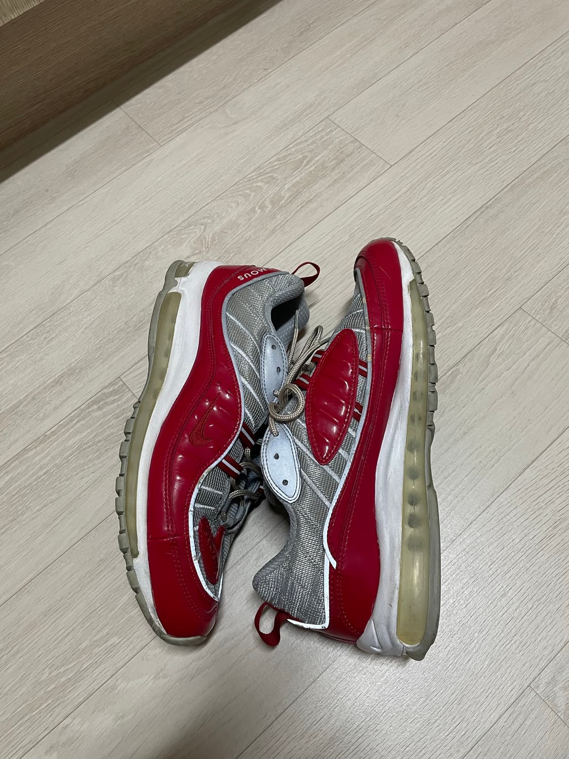 나이키 슈프림 맥스98 레드 상품이미지2
