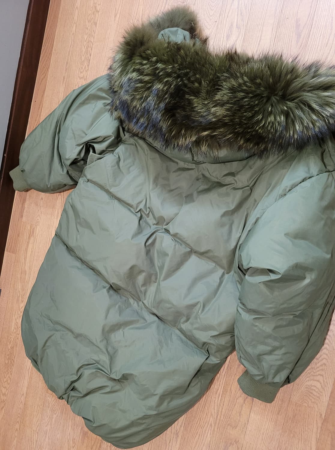 SLINE BY SLINE라쿤퍼 다운 야상 55~66 상품이미지2