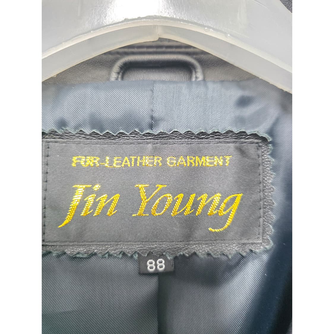 택포) 진영 여성 양가죽 자켓 블랙 88 상품이미지2