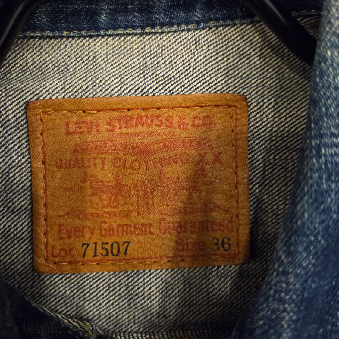 리바이스 lvc 2세대 데님자켓 36 71507 타입투 상품이미지4