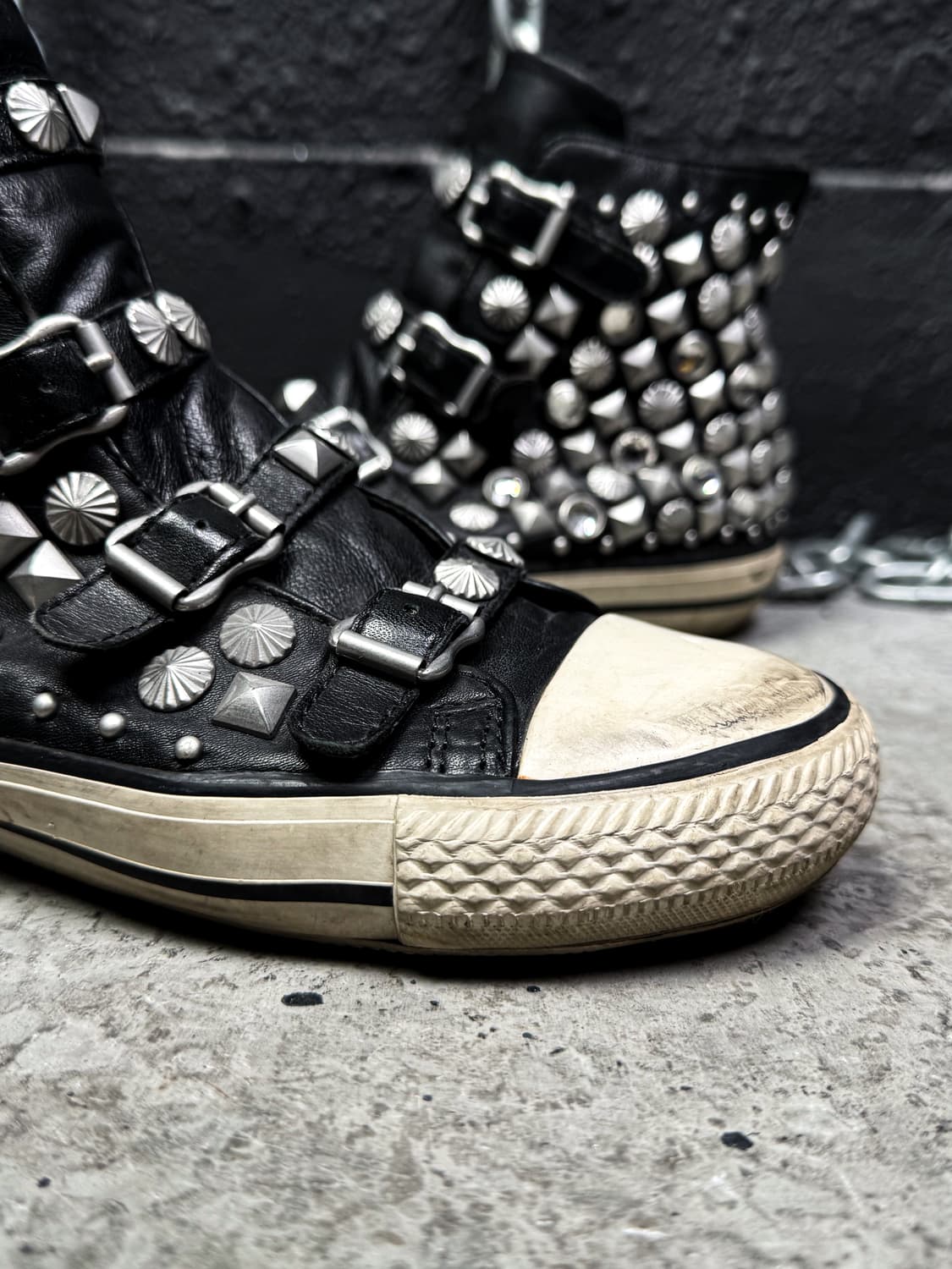 ASH – Studded Leather High-top Sneakers  상품이미지8