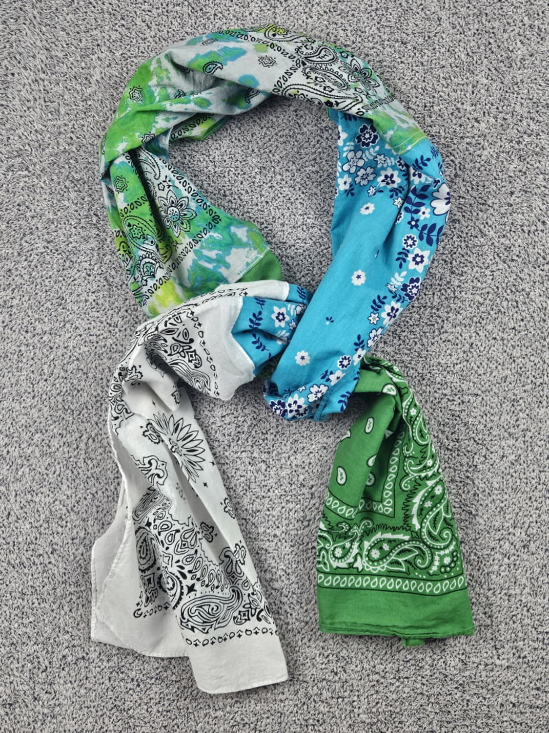 반다나 리워크 커스텀 스카프 머플러 / 10430 상품이미지6