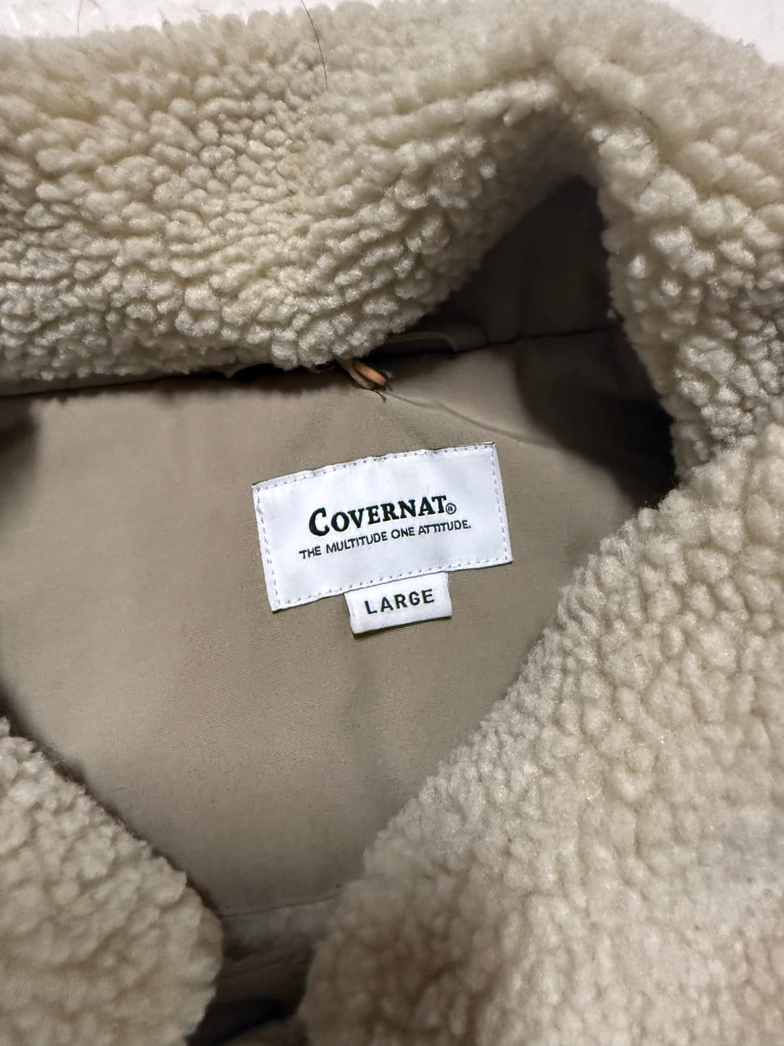 커버낫 BOA COACH JACKET BEIGE 상품이미지3