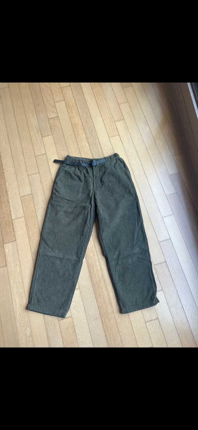 하이드아웃 골덴팬츠 카키 상품이미지3